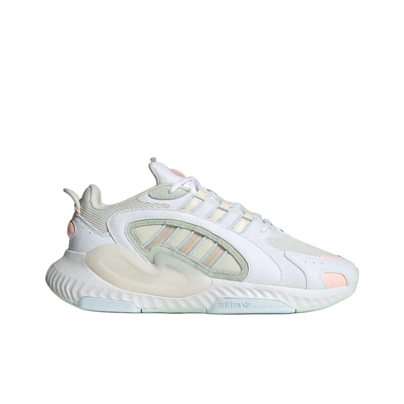 Adidas Originals Non slip Lightweight Mid Top Casual Running Shoes Unisex Light Beige-1
