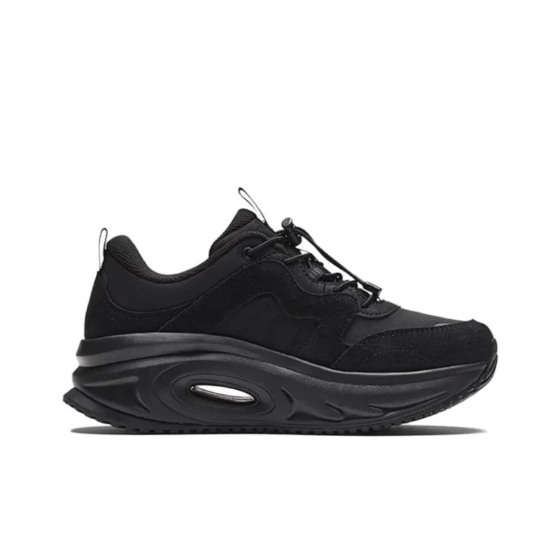 Sprandi Dome Anti Slip Wear Resistant Low Top Chunky Sneakers Women's Black-1