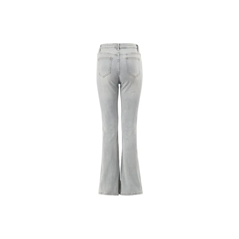 Wen Shan Jeans Women's Elegant Blue-1