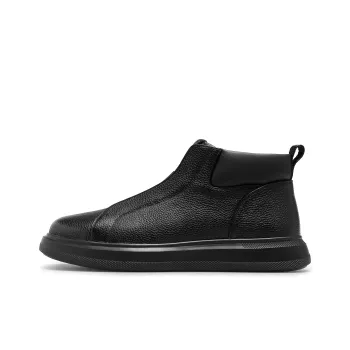 Desai Casual Shoes Men High Top White, Black