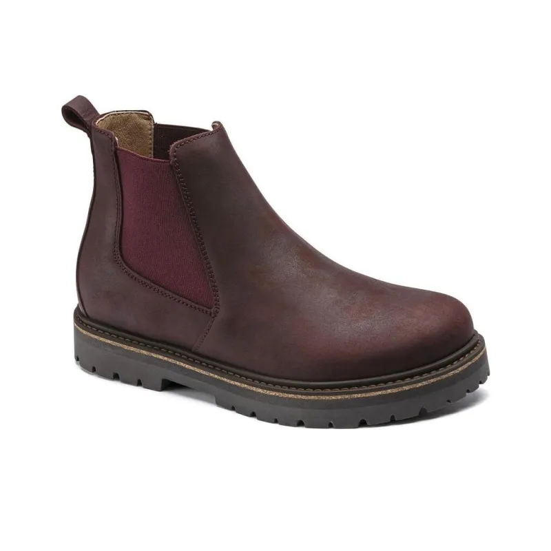 Birkenstock Ankle-Length Chelsea Boots Women's Red Narrow Fit-2