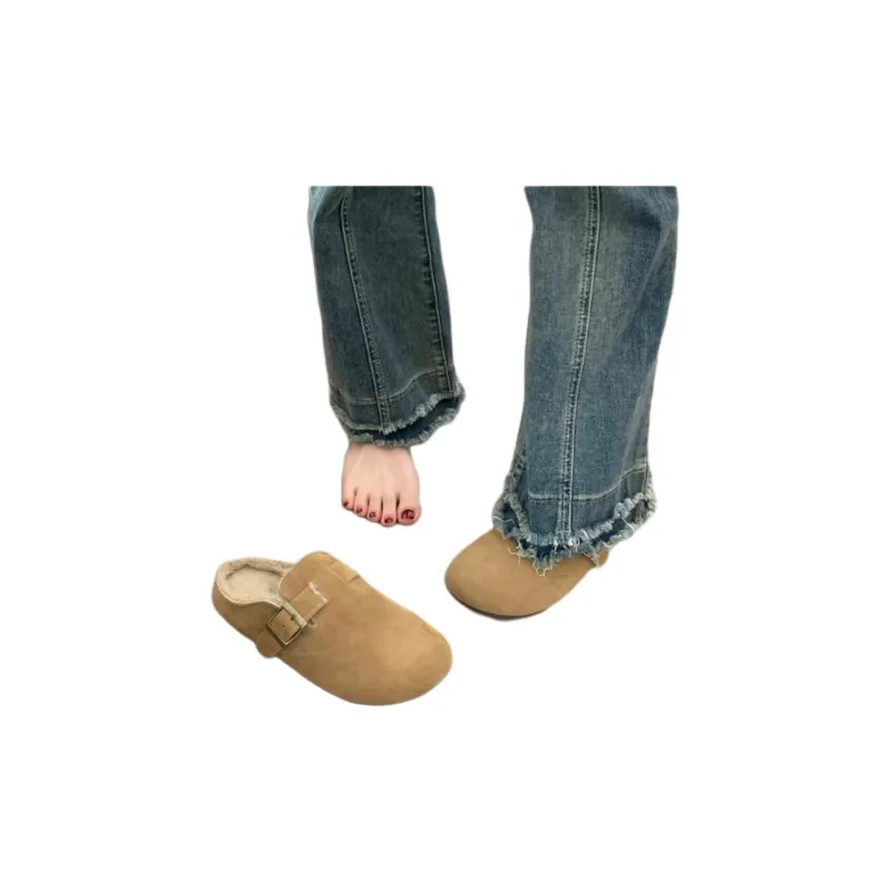 Qiao Anju Home Slippers Brown Gray-6