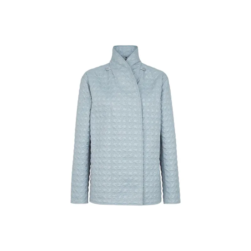 FENDI FW24 Puffer Jacket Women's Light Blue-1