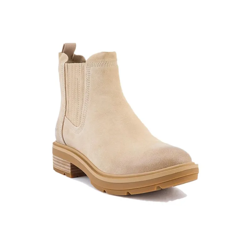 Timberland Short Chelsea Boots Women's Light Beige-3