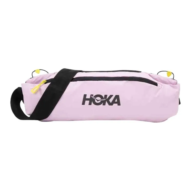 HOKA ONE ONE Polyester Fanny Pack Unisex Black/Rainy Night Gray/Purple Crystal/Twilight Pink-5