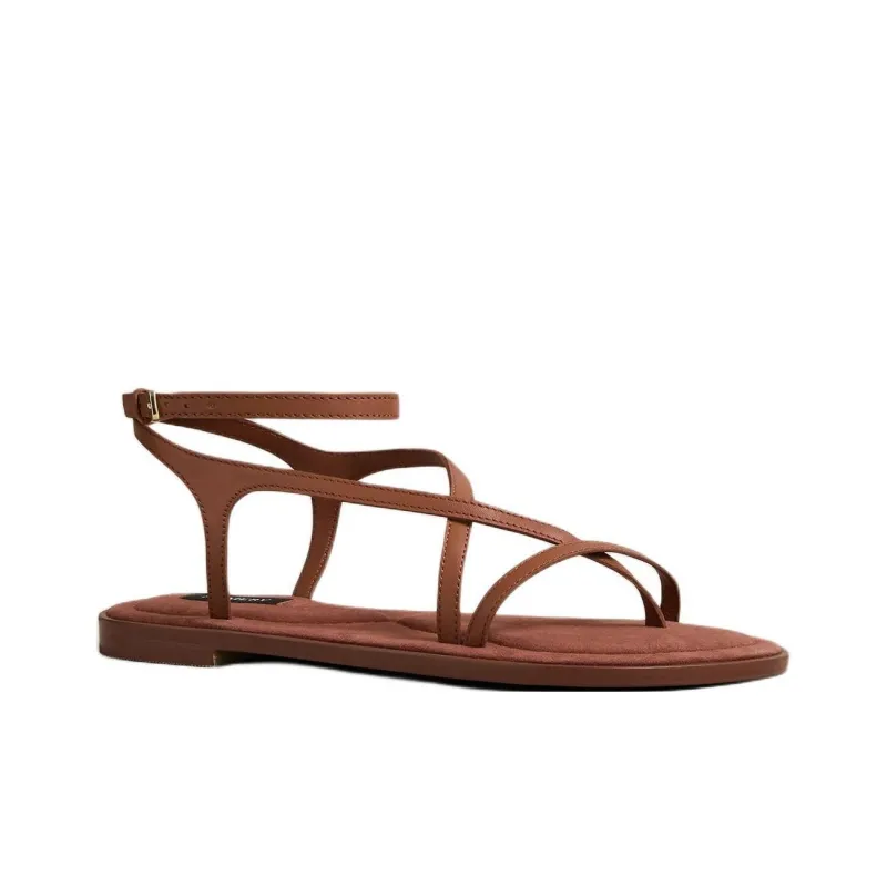 A.EMERY Edna Strap Sandals Women's Red Brown-2