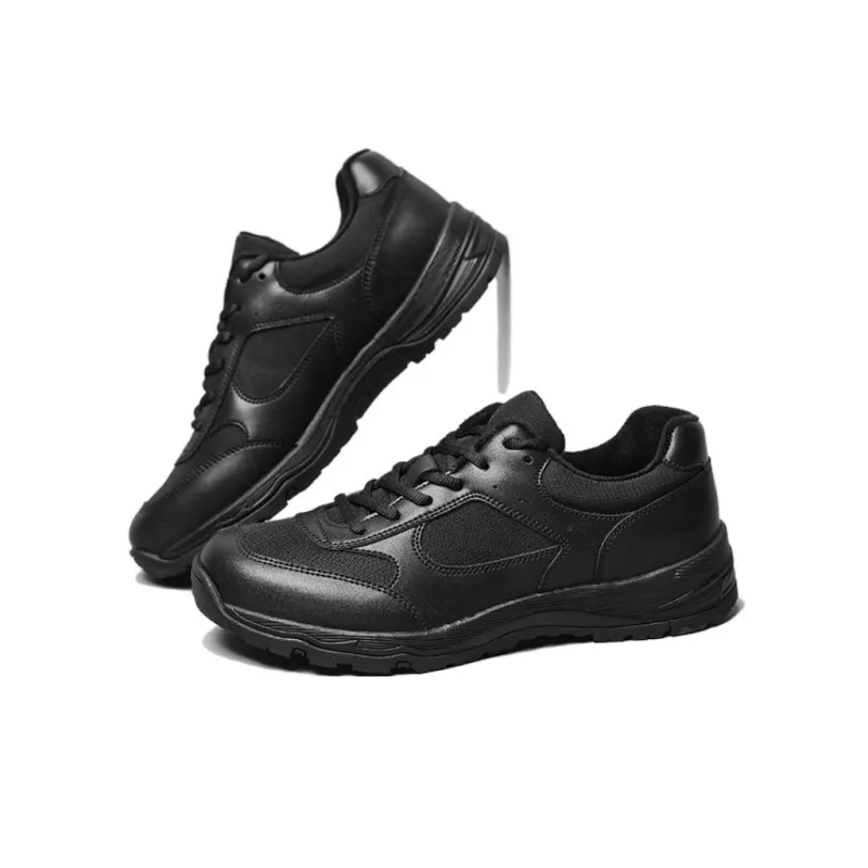 Shu Family Anti Slip Wear Resistant Low Top Casual Shoes Men's Black-2