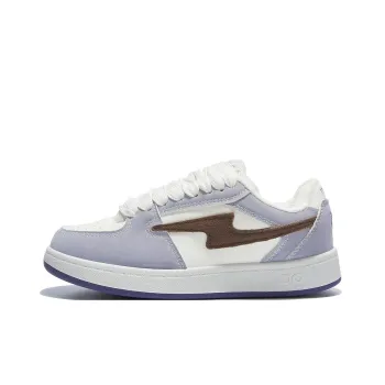 Medd Puffy Shoes Warm Height Increasing Lightweight Low Top Skateboard Shoes Women's White Blue