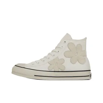 Converse All Star Anti Slip Wear Resistant High Top Canvas Shoes Unisex Ecru