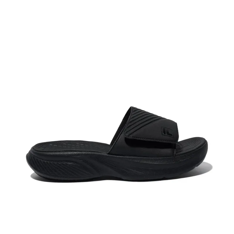 FILA Float Slip Resistant Abrasion Resistant Slide Slippers Unisex Black-1
