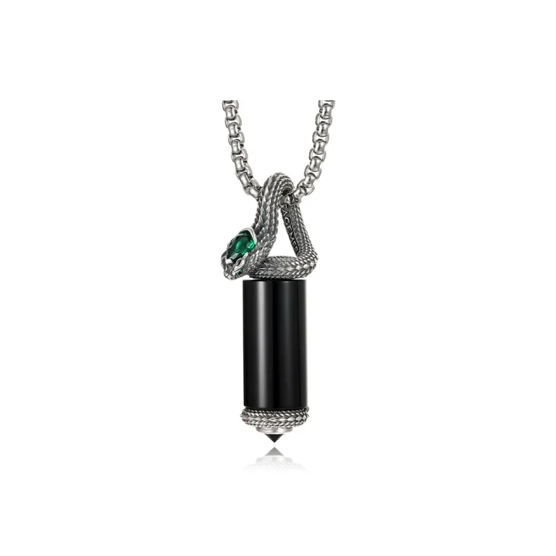 IDEAGEMER Agate Necklaces Men's-2
