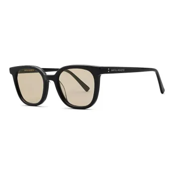 GENTLE MONSTER Acetate Square Sunglasses Unisex Ink Black/Brown