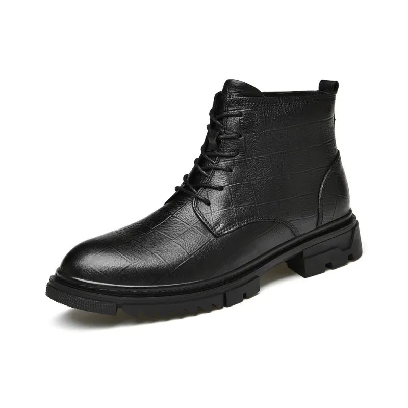 Qiandongmeili Ankle Boots Unisex-5