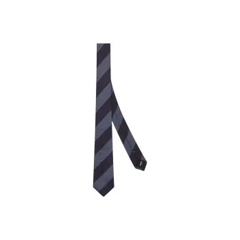 FENDI Mulberry Silk Ties Men's Blue
