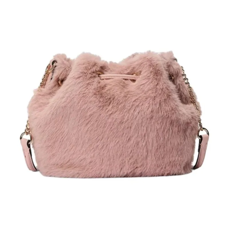 Victoria's Secret Fabric Bucket Bags Crossbody Bag Shoulder Bag Women's Dusty Pink-1