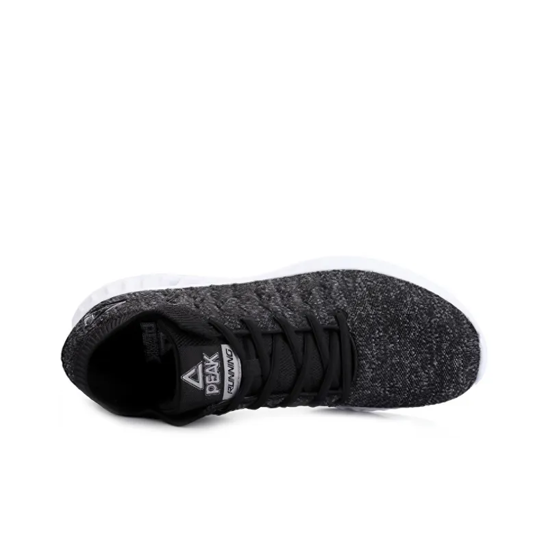 PEAK Anti Slip Wear Resistant Breathable Lightweight Low Top Training Running Shoes Men's Black-1