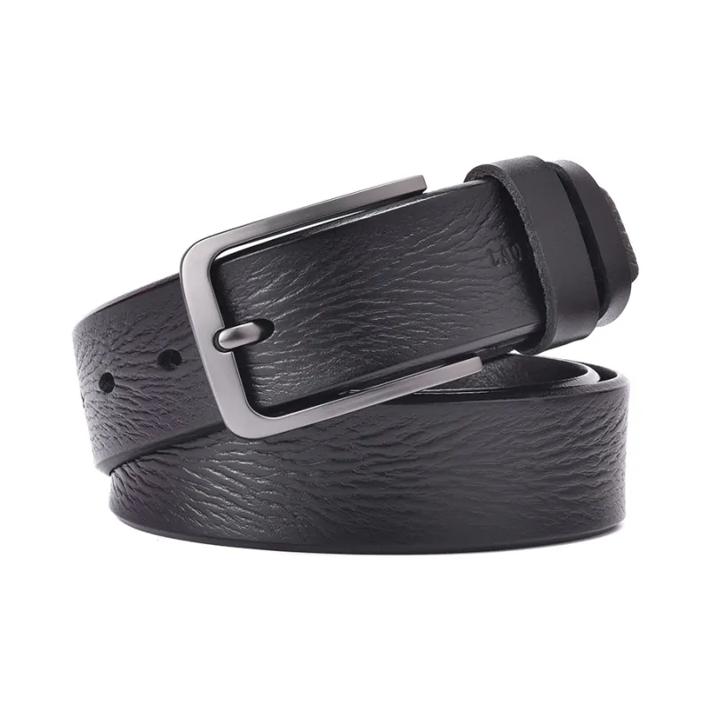 Old Man's Head Top Grain Cow Leather With Vegetable Tanned Leather Leather Belts Men's 3.8cm-4