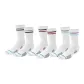 Gray Black Stripes+Black Red Stripes+Purple Green Stripes Professional Basketball Socks[3 Pack]