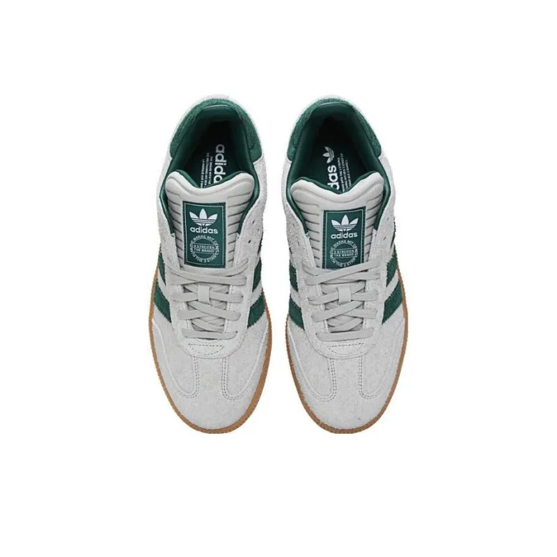 Adidas Samba Xlg Putty Grey Collegiate Green-2