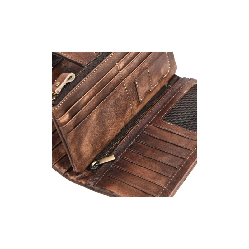 LARTIGENT Top Grain Cow Leather Wallet Men's Multicolor-9