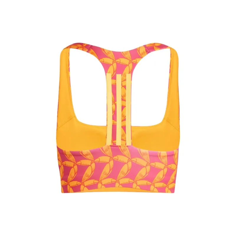 Adidas Free Shipping With AdiClub Adidas X Farm Rio Medium Support Bra-1
