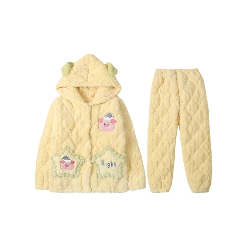 Lan Miao Pajama Set Women's Image Color-0