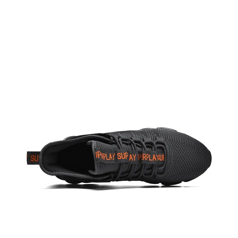 Jerden Smith Shock Absorbers With Slip Resistant And Abrasion Resistant Properties High Top Casual Shoes Men's-5