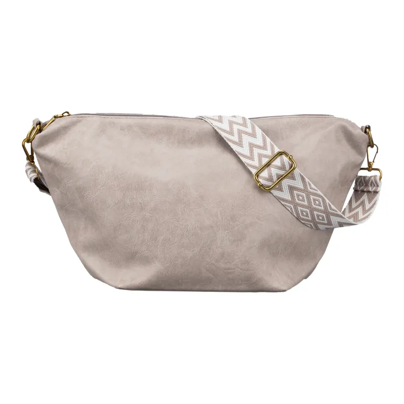 TAKI PU Crossbody Bag Shoulder Bag Regular Unisex Black/Beige/Coffee-11