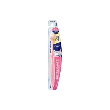 Ora2 Bright White Solid Color Intensive Gum Care Wide Head Toothbrushes Interdental Cleaning