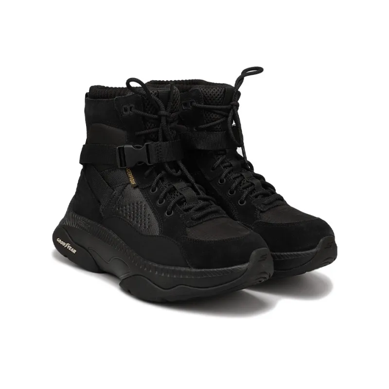 Skechers ON THE GO Thermal Waterproof Abrasion Resistant Short Outdoor Boots Women's Black-4