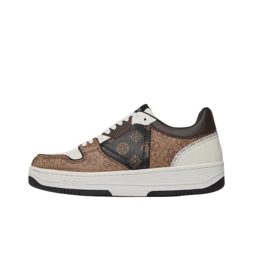 GUESS Low-Top Skateboard Shoes Men's Brown
