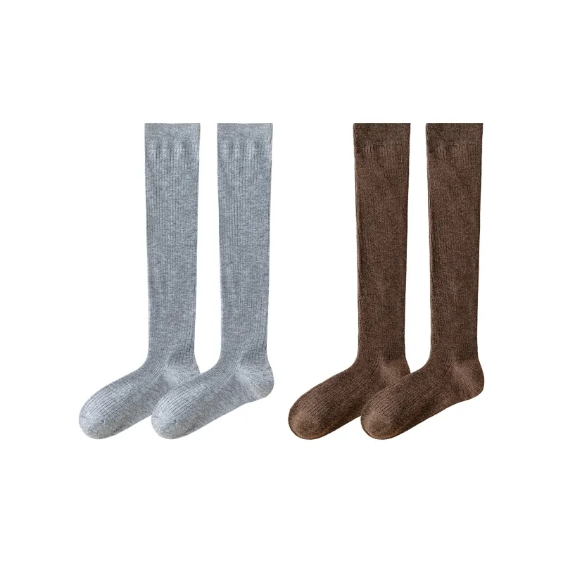 AOKANG Knee High Socks Women's Combo Set-34