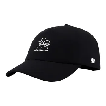 New Balance Polyamide Baseball Caps Unisex Black/White
