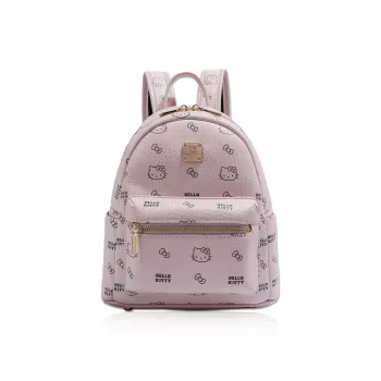 MESUCA Sanrio Hello Kitty Series PU Backpack Women's Pink/Brown/Milk Tea