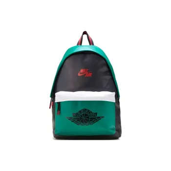 Jordan Polyester Basketball Bags Backpack Regular Unisex Black Green Multicolor