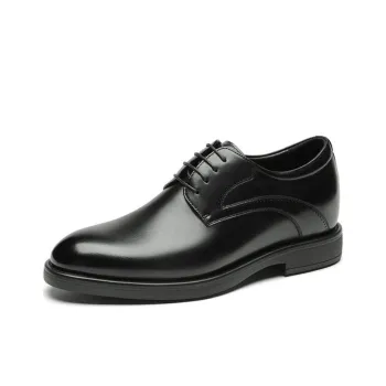 SAINT ANGELO Dress Shoes Men Low Top Black/Dark Coffee