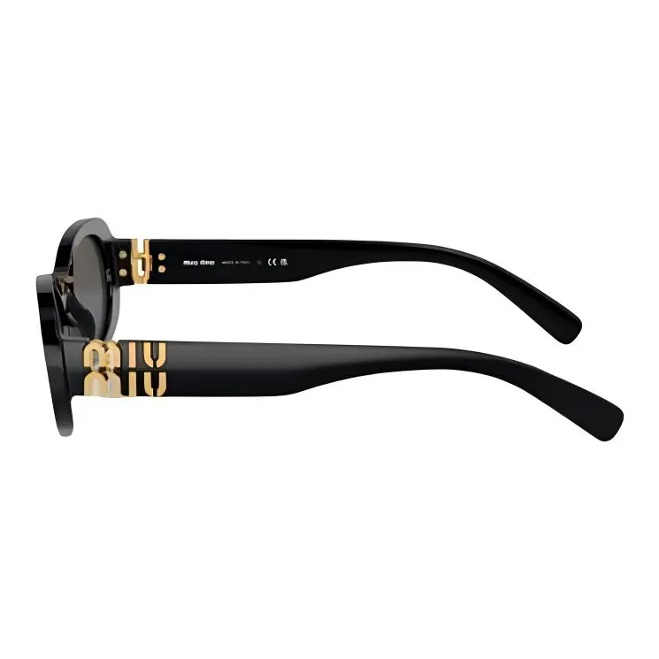 MIU MIU Oval Frame Sunglasses-3