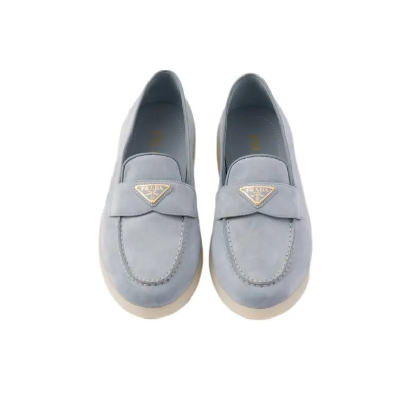 PRADA Loafers Women's Blue-4