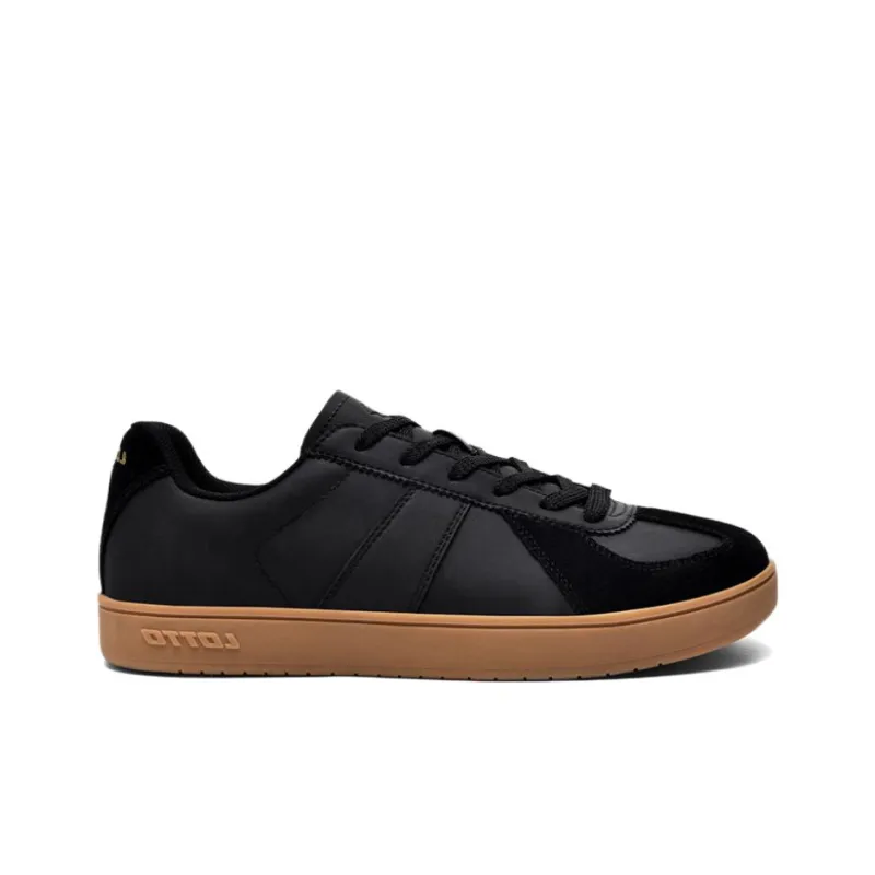 LOTTO Wear resistant And Lightweight Low Top Skateboard Shoes Unisex Black-1