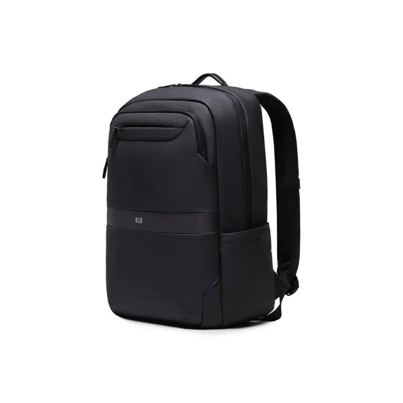 HLA Polyester Laptop Backpack Large Size Men's Black/Gray-11