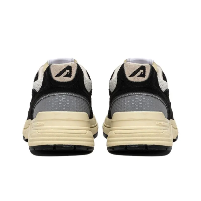 AUTRY Hyperway Abrasion Resistant Low Top Casual Shoes Women's Black Silver-4