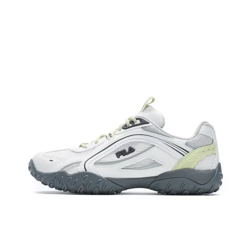 FILA PEBBLE Wear resistant And Lightweight Low Top Running Shoes Women's White