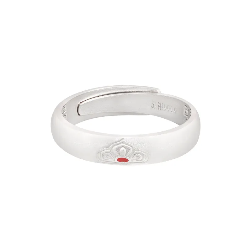 OWNREWARDS 999 Fine Silver Rings Women's-0
