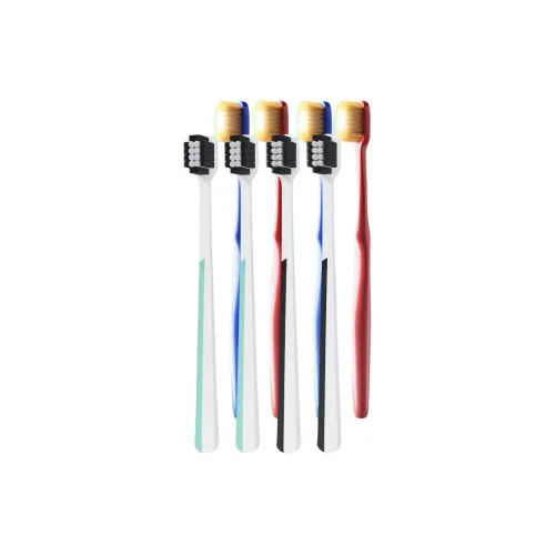 Yunnan White Medicine Bubbles Set With Gold Carbon Fiber Toothbrushes Interdental Brush Gum Massage 4 Pcs+4 Sticks