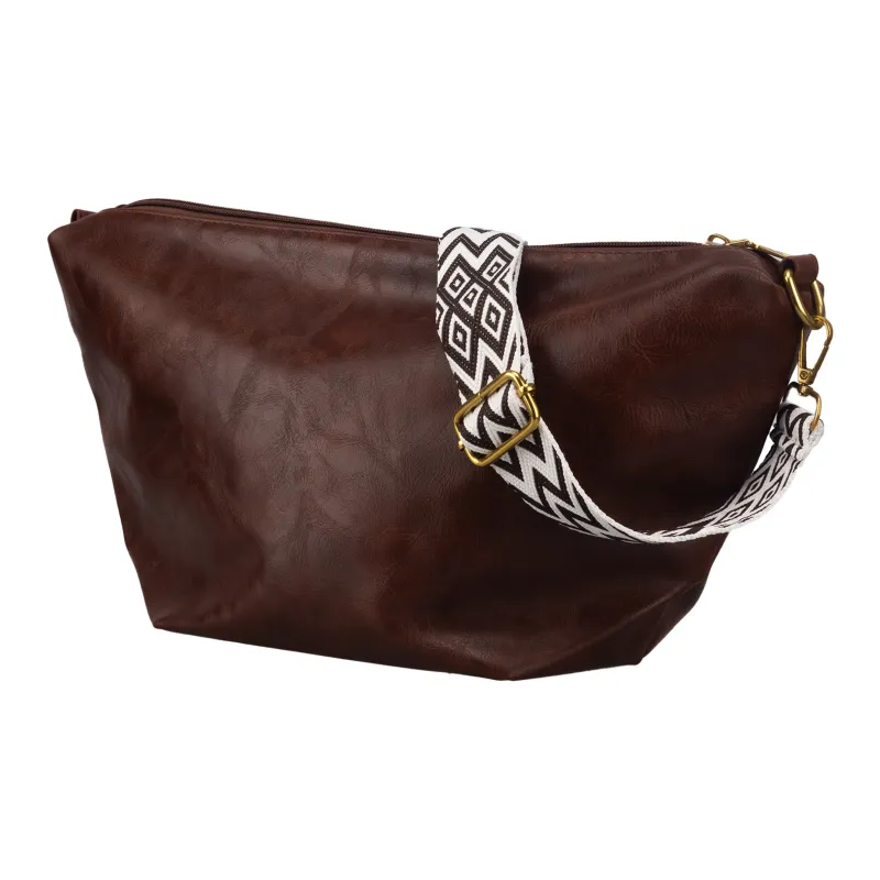 TAKI PU Crossbody Bag Shoulder Bag Regular Unisex Black/Beige/Coffee-7