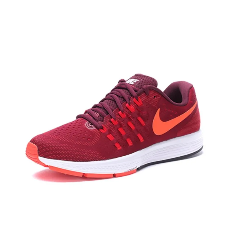 Nike Air Zoom Vomero 11 Anti Slip Wear Resistant Low Top Running Shoes Men's Red-0