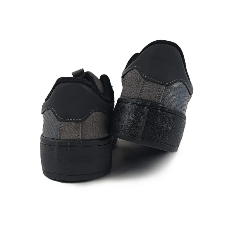 La Chapelle Abrasion Resistant Slip Resistant Skateboard Shoes Women's Black Warrior-5