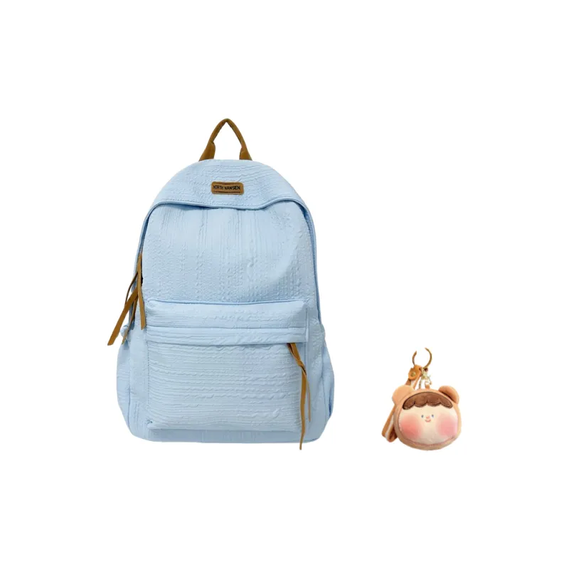 BRABOSTON Nylon Backpack Regular Unisex Black/Blue/Ecru/Green/Pink-4