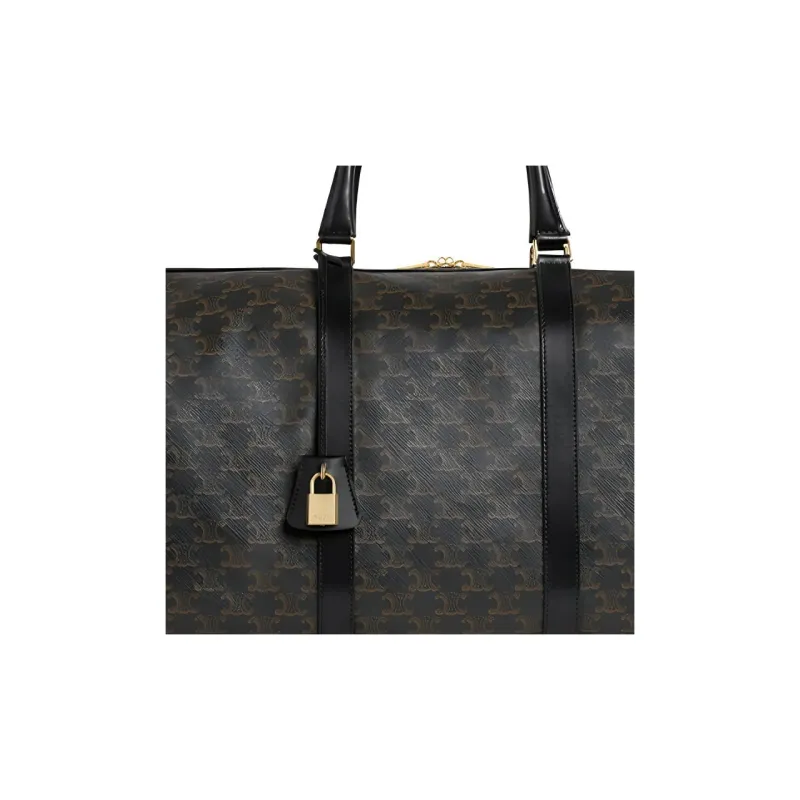 CELINE Cow Leather Travel Bag Men's-4