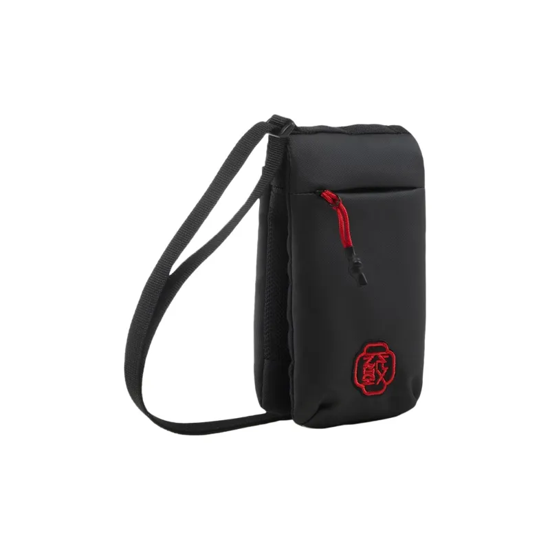 LiNing Rijin Doujin Collection Polyurethane Cell Phone Pouch Unisex Black-3